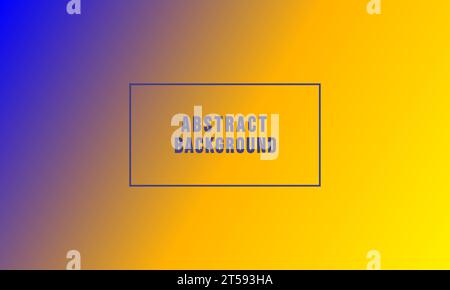Abstract brigth gradient background. Vibrant illustration in blur style. Modern design for backdrop, flyer, busines, wallpaper, web, banner, poster Stock Vector