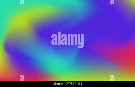 Abstract bright gradient mesh background. Smooth vibrant illustration design texture. Template for backdrop, banner, poster, poster, decoration Stock Vector