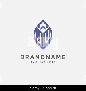 Initial JV logo, clean and modern architectural and construction logo ...