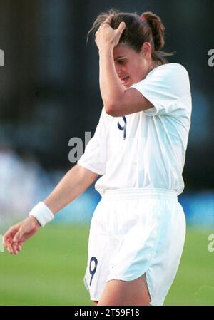 Mia Hamm star of US National team and the Washington Freedom Stock Photo