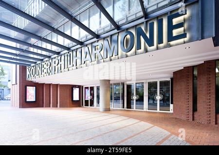 Cologne, Germany November 03 2023: entrance of the Koelner Philharmonie symphonic concert hall Stock Photo