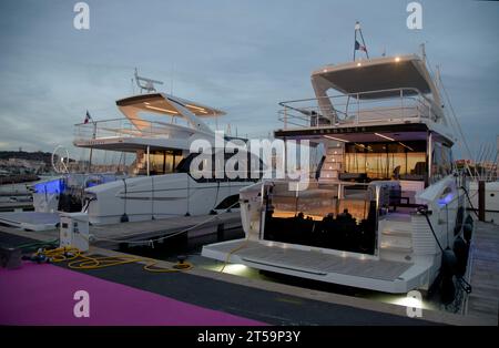 Cap of Agde, France. 1st Nov, 2023. The 2023 Nautical  Show opens its doors in Agde, France Stock Photo