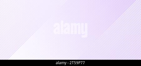 Abstract thin diagonal lines background. Purple slanted parallel stripes wallpaper. Vector geometric template texture for banner, poster, presentation, brochure, print, flyer, card, cover, booklet Stock Vector