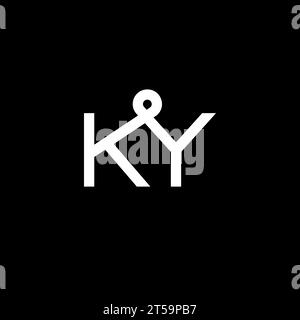 KY logo, KY Monogram, Initial KY Logo, Letter KY logo, Icon, Vector Stock Vector