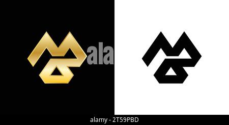 MB logo, MB Monogram, Initial MB Logo, Letter MB logo, Icon, Vector Stock Vector