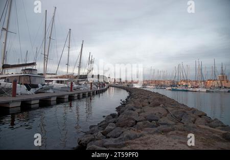 Cap of Agde, France. 1st Nov, 2023. The 2023 Nautical  Show opens its doors in Agde, France Stock Photo