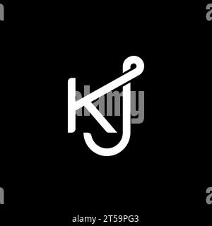 KJ logo, KJ Monogram, Initial KJ Logo, Letter KJ logo, Icon, Vector Stock Vector
