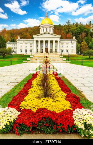 Vermont State House, in Montpelier, VT Stock Photo