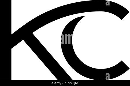 KC logo, KC Monogram, Initial KC Logo, Letter KC logo, Icon, Vector Stock Vector