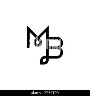 MB logo, MB Monogram, Initial MB Logo, Letter MB logo, Icon, Vector Stock Vector