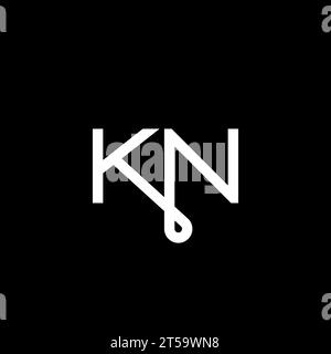 KN logo, KN Monogram, Initial KN Logo, Letter KN logo, Icon, Vector Stock Vector
