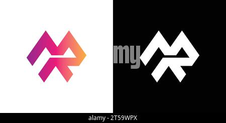 MR logo, MR Monogram, Initial MR Logo, Letter MR logo, Icon, Vector Stock Vector