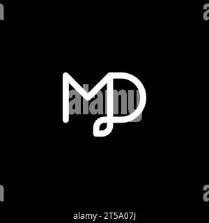 MD logo, MD Monogram, Initial MD Logo, Letter MD logo, Icon, Vector Stock Vector
