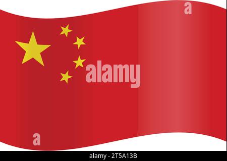 Vector flag of china background banner templates design. Stock Vector