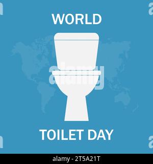 World Toilet Day. Vector illustration Stock Vector