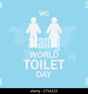 World Toilet Day. Vector illustration Stock Vector