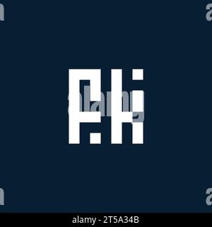FK initial monogram logo with geometric style design ideas Stock Vector
