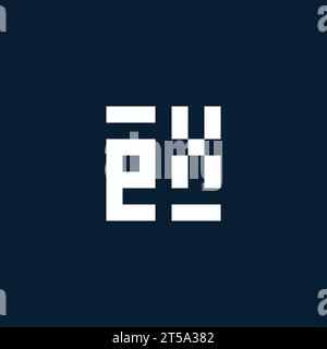 EX initial monogram logo with geometric style design ideas Stock Vector