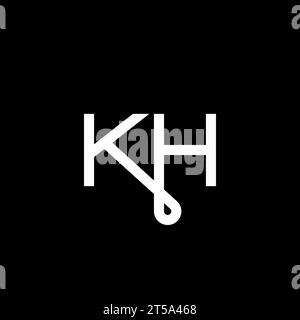 KH logo, KH Monogram, Initial KH Logo, Letter KH logo, Icon, Vector Stock Vector