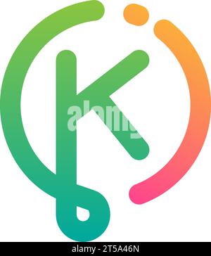 Ki logo, Ki Monogram, Initial Ki Logo, Letter Ki logo, Icon, Vector Stock Vector