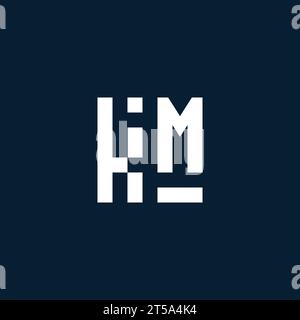 KM initial square logo design, modern and luxury real estate logo style ...