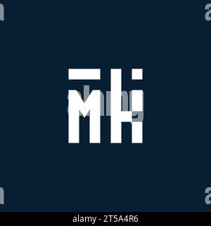 MK initial monogram logo with geometric style design ideas Stock Vector