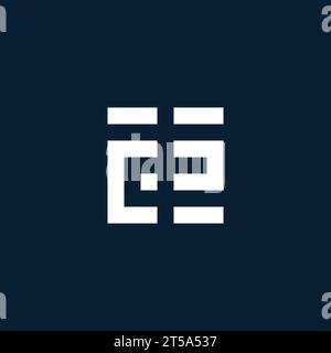 CS initial monogram logo with geometric style design ideas Stock Vector
