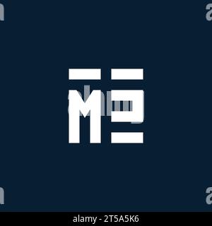 MS initial monogram logo with geometric style design ideas Stock Vector