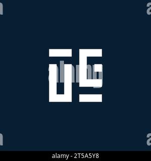 UC initial monogram logo with geometric style design ideas Stock Vector