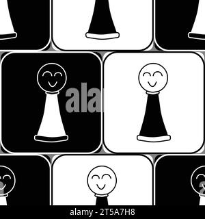 seamless pattern chess. vector Stock Vector