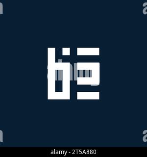 BS initial monogram logo with geometric style design ideas Stock Vector