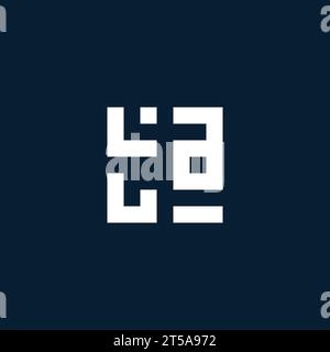 TA initial monogram logo with geometric style design ideas Stock Vector