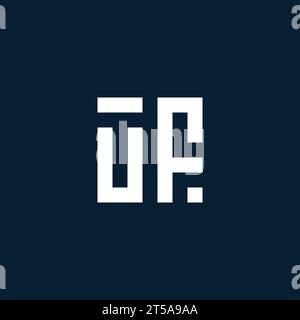 UF initial monogram logo with geometric style design ideas Stock Vector
