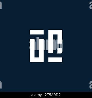 UR initial monogram logo with geometric style design ideas Stock Vector