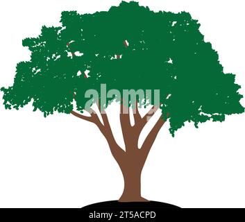 shady tree icon vector illustration design Stock Vector