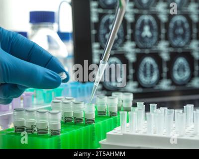 Neurology research, conceptual image Stock Photo