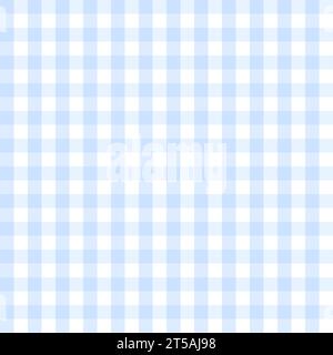graphic illustrated Checked seamless pattern baby blue vector Stock Vector