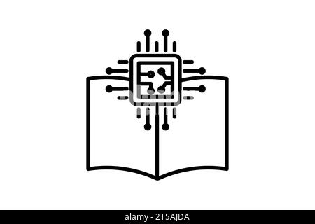 machine learning icon. icon related to device, artificial intelligence ...