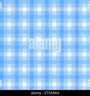 graphic illustrated Checked plaid seamless pattern stripes sweet blue vector Stock Vector