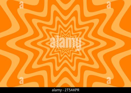 Starburst abstract Psychedelic background. vector illustration Stock Vector