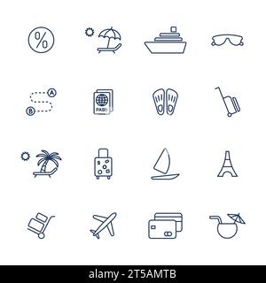 Simple icons set for web, apps, programs and other Stock Vector
