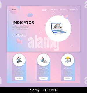 Ascent flat landing page website template. Intellectual, strength ...