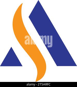A letter logo design vector template Stock Vector