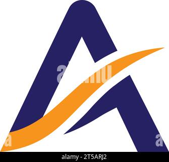 A letter logo design vector template Stock Vector