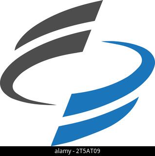 SS letter logo design vector template Stock Vector