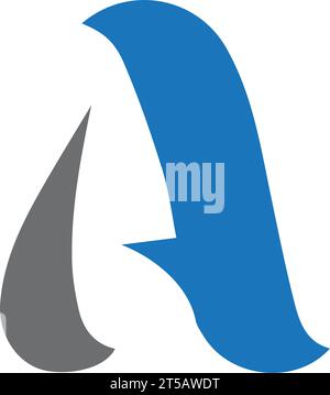 A letter logo design vector template Stock Vector
