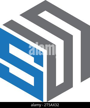 SS letter logo design vector template Stock Vector