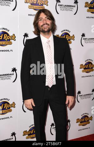 Hollywood FL, USA. 03rd Nov, 2023. Robert Schwartzman attends the 38th annual Fort Lauderdale International Film Festival at Hard Rock Live held at the Seminole Hard Rock Hotel & Casino on November 3, 2023 in Hollywood, Florida. Credit: Mpi04/Media Punch/Alamy Live News Stock Photo