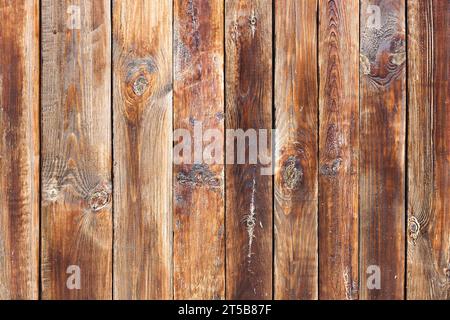 Old vintage planked wood board background Stock Photo