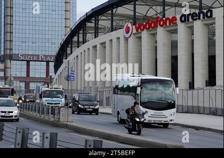 Istanbul, Türkiye. Vodafone Arena in Istanbul. Besiktas Istanbul football club Stock Photo